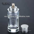 Transparent cylinder glass bottle with magnetic cap 100ml